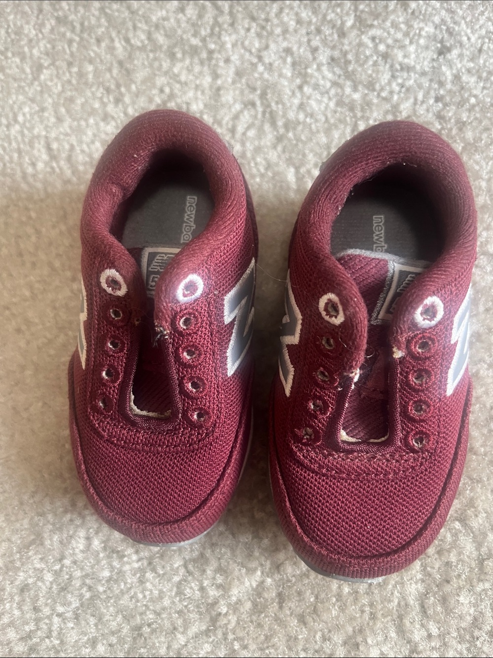 New Balance toddler 501 Burgundy Sneakers